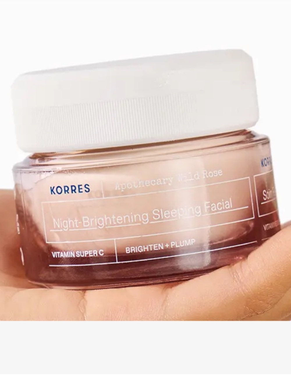 Korres Apothecary Wild Rose Night-Brightening Sleeping Facial NIB